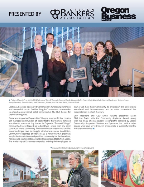 Image Essex featured in Oregon Business Magazine